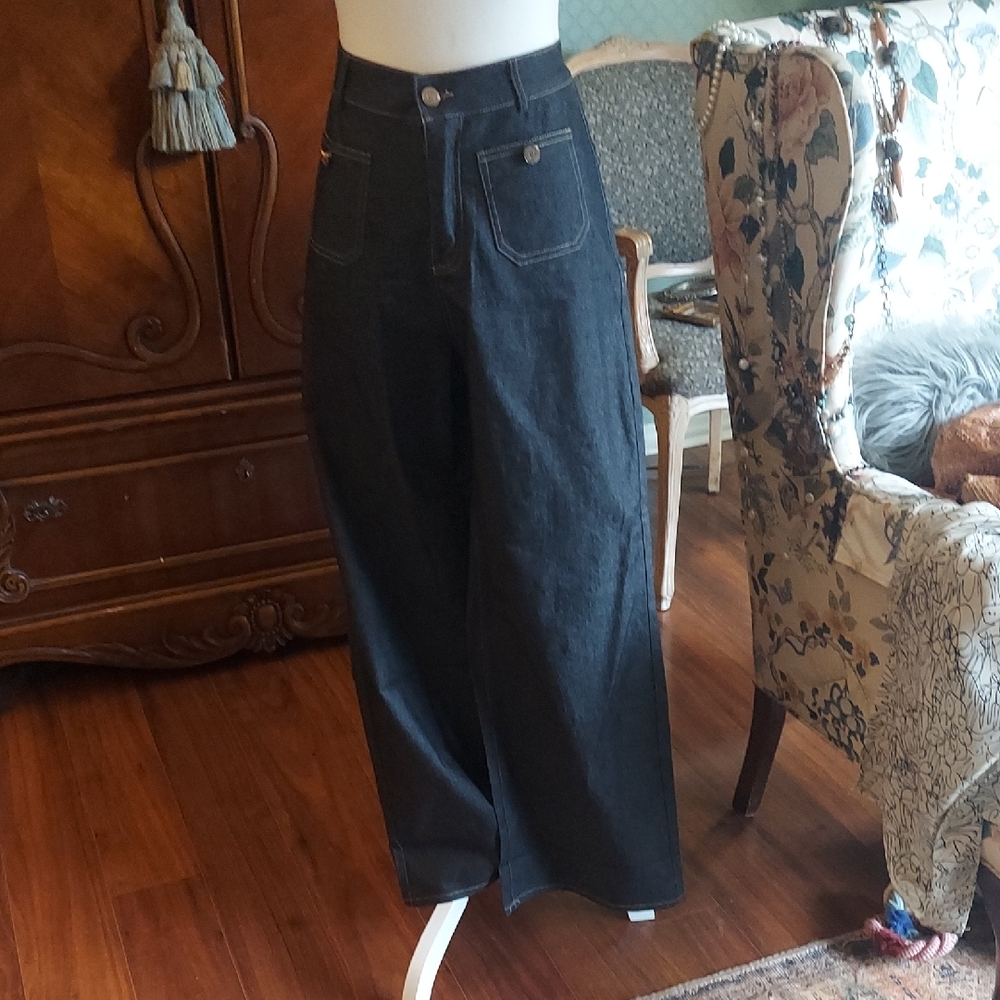 Dark Blue Denim Jeans XL